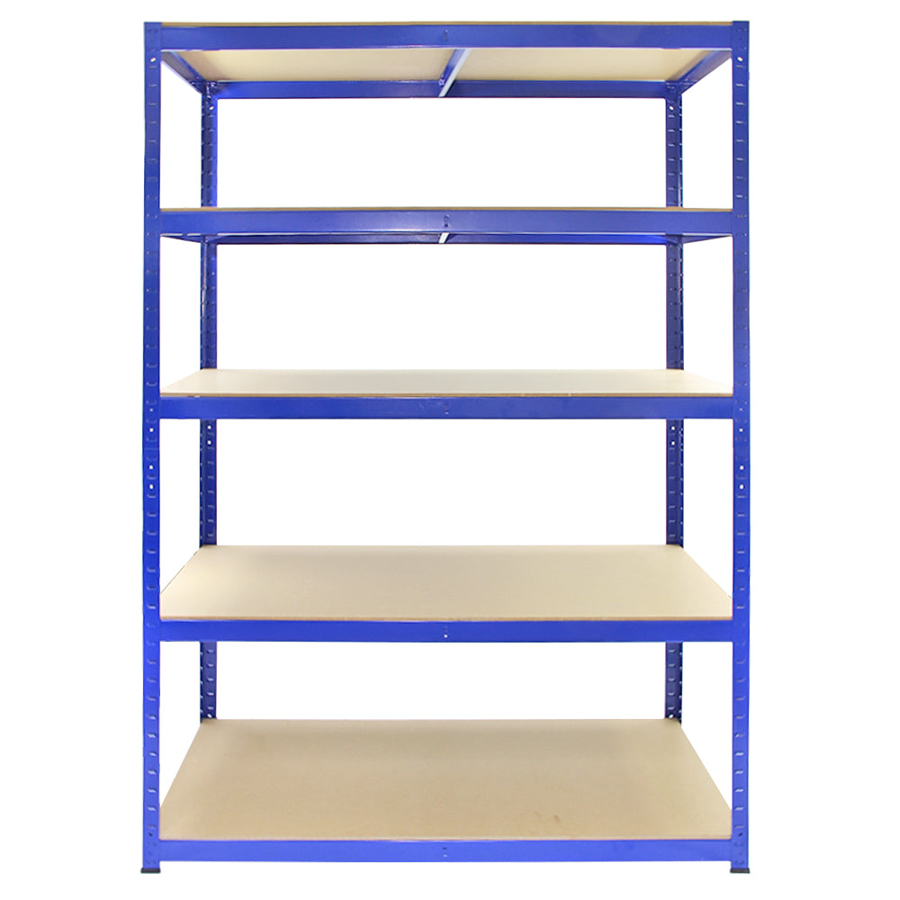 9 Scaffali T-Rax In Acciaio Senza Bulloni Blu 120cm