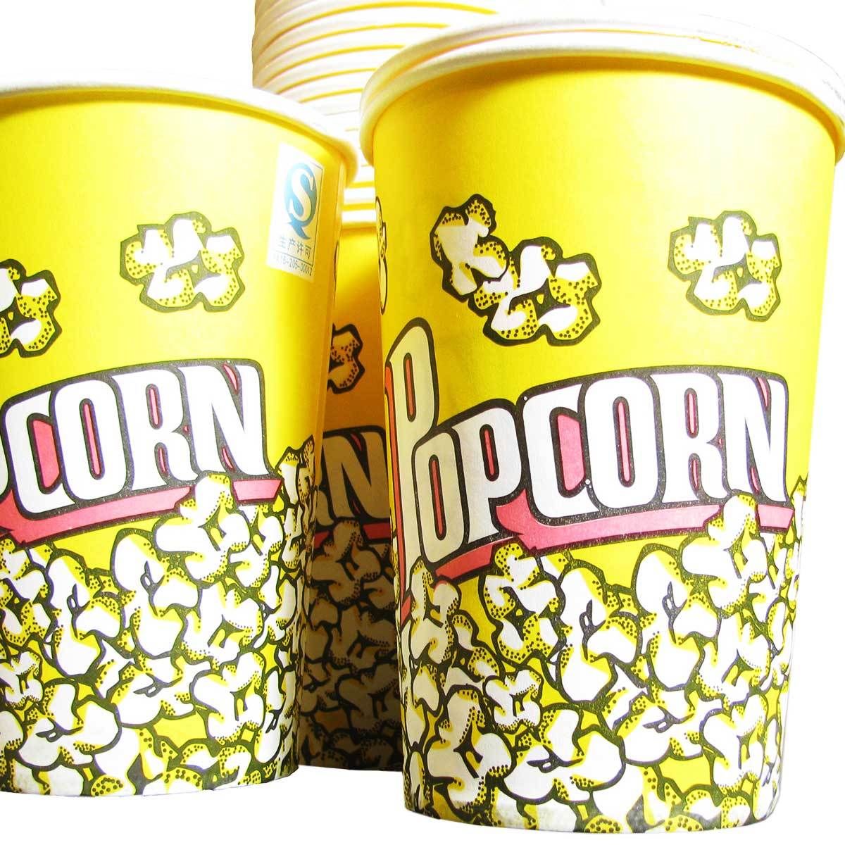 25 Box per Popcorn da 900 Grammi