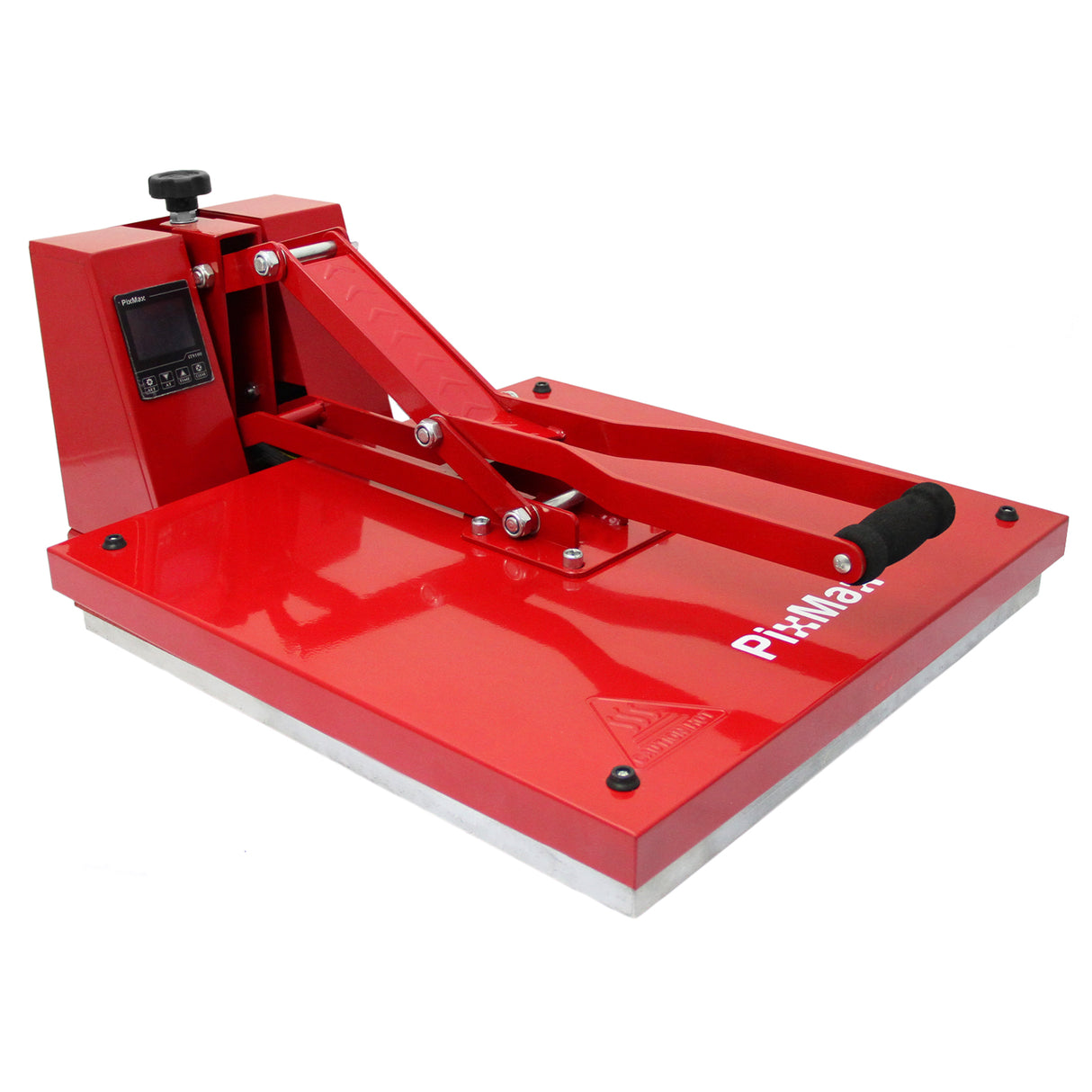 Taglierina per vinile rossa, pressa a caldo 50 x 50 cm, con manico ergonomico e superficie liscia per un taglio preciso di cartelli