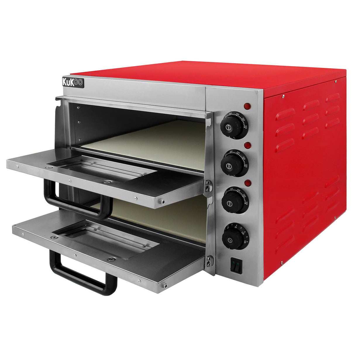 Forno Elettrico a Due Comparti per Pizza da 40cm - KuKoo
