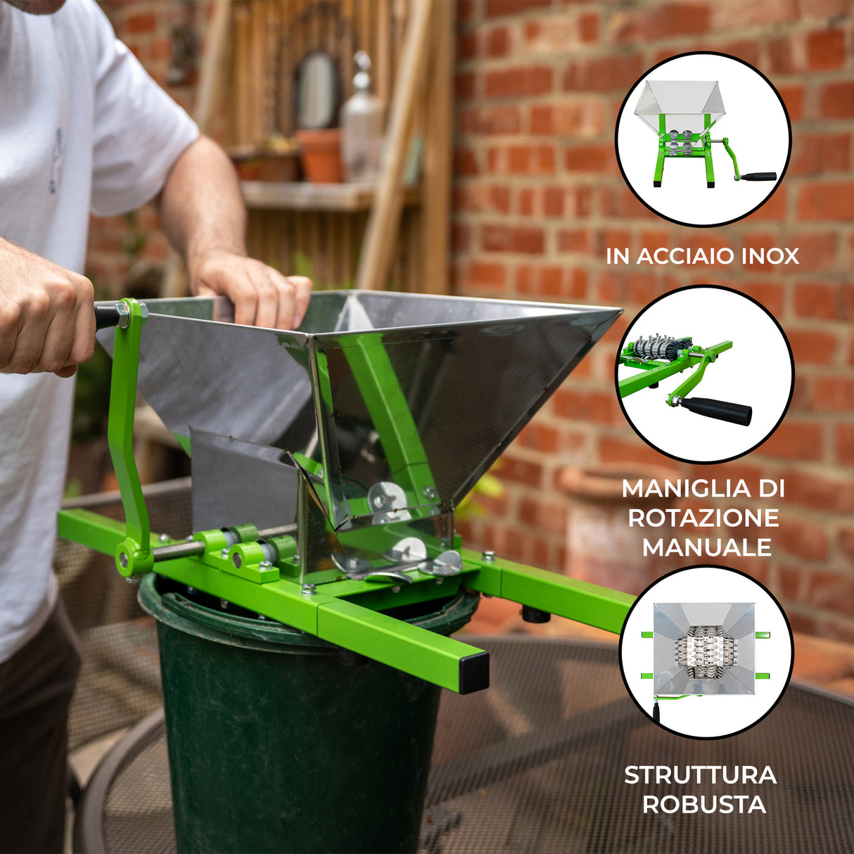 Pigiatrice da Frutta - 7 Litri