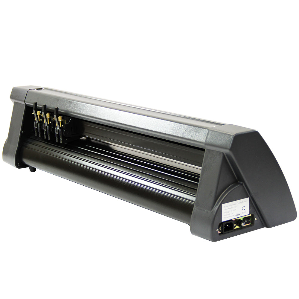 Pressa a caldo per magliette 50cm, con struttura nera, rulli metallici e dettagli precisi, ideale per stampa e taglio vinile