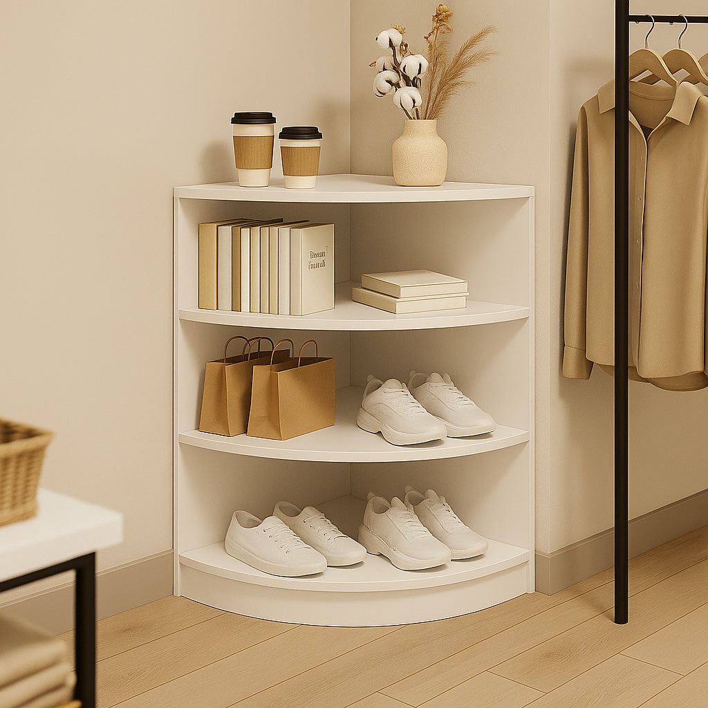 Bancone Angolare da Negozio LM60 – Bianco