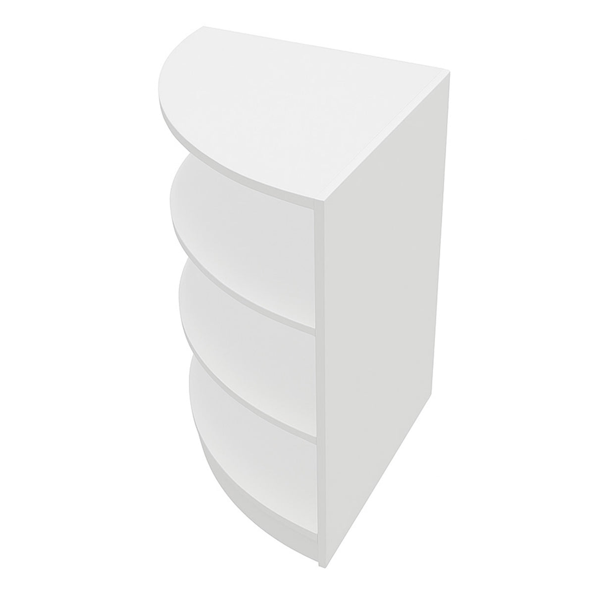 Bancone Angolare da Negozio LM60 – Bianco