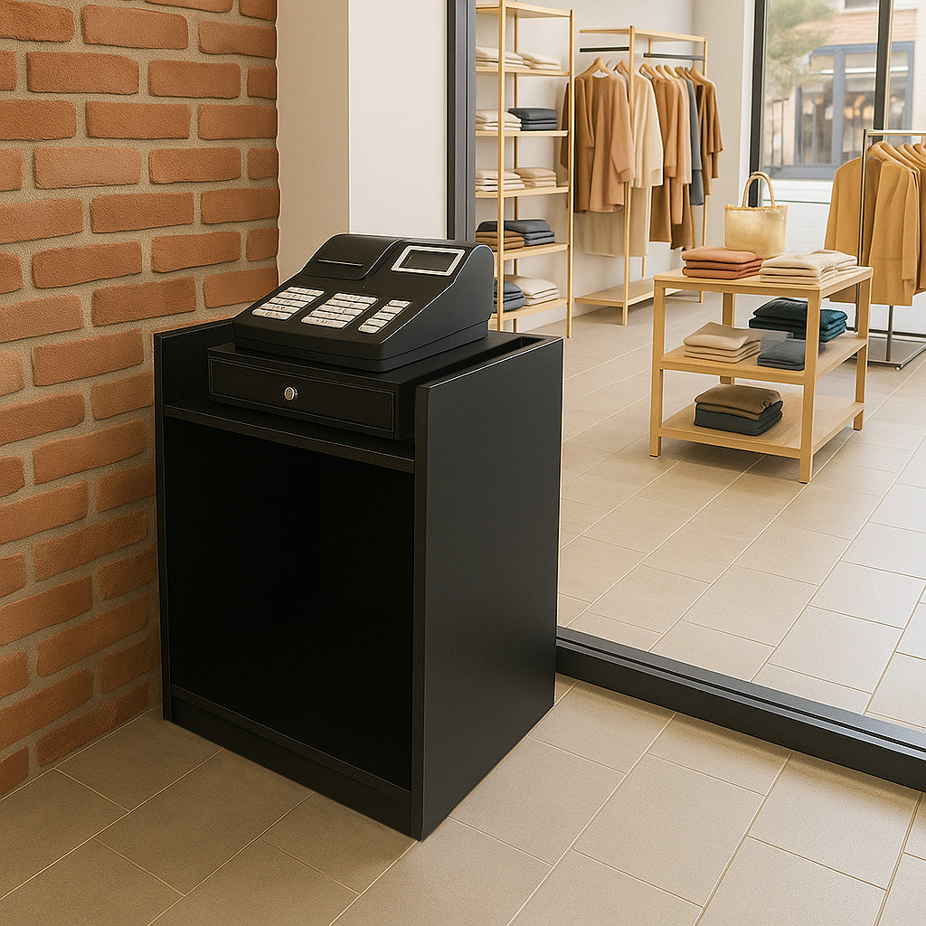 Bancone Cassa da Negozio TB60 – Nero