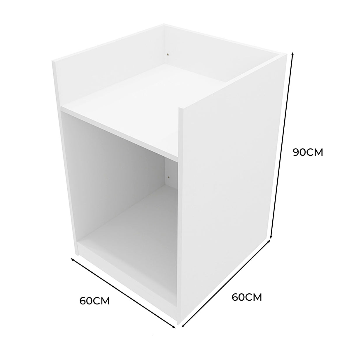 Bancone Cassa da Negozio TB60 – Bianco