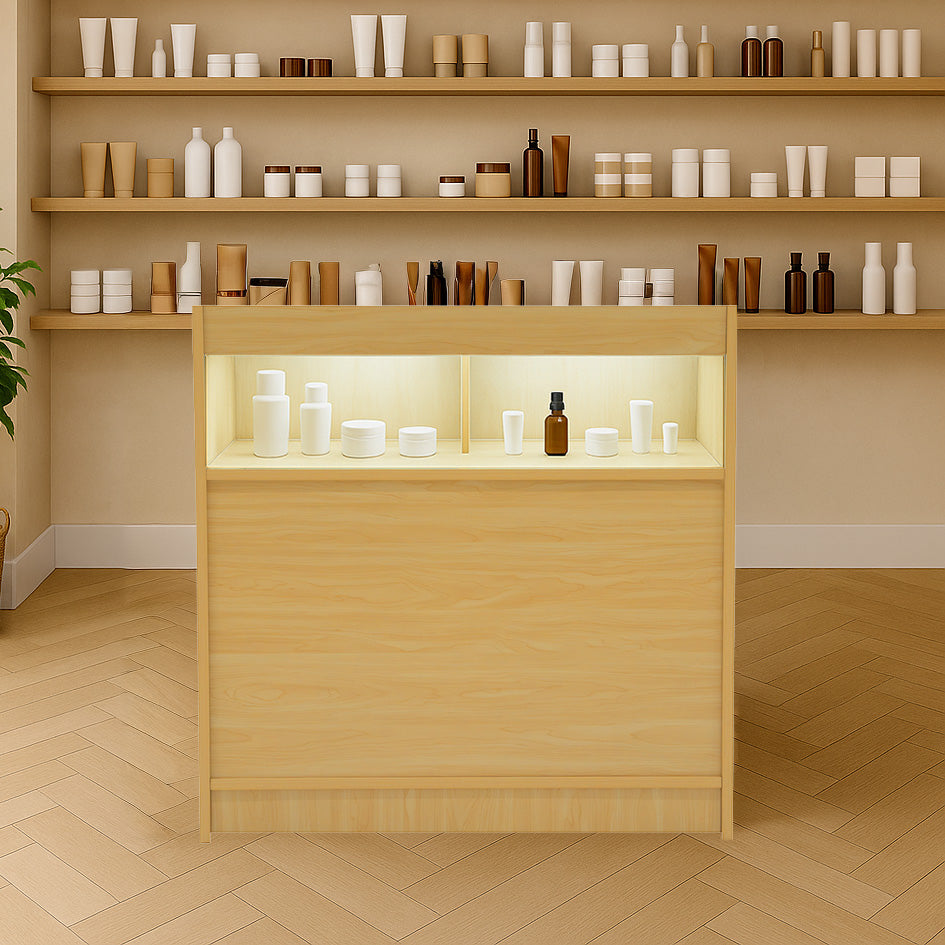 Bancone da Negozio LED B900 – Acero