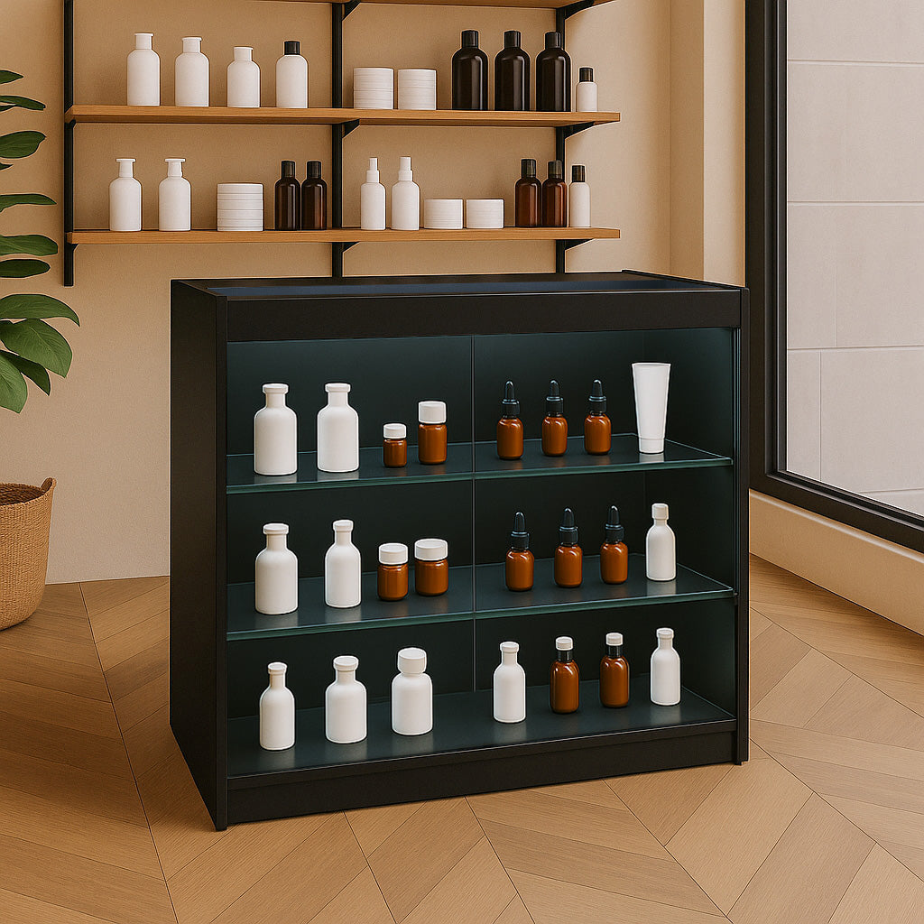 Bancone da Negozio LED K900 – Nero