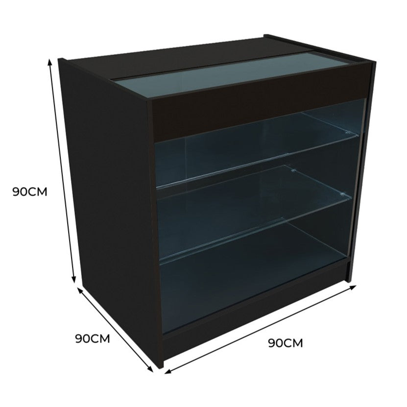 Bancone da Negozio LED K900 – Nero