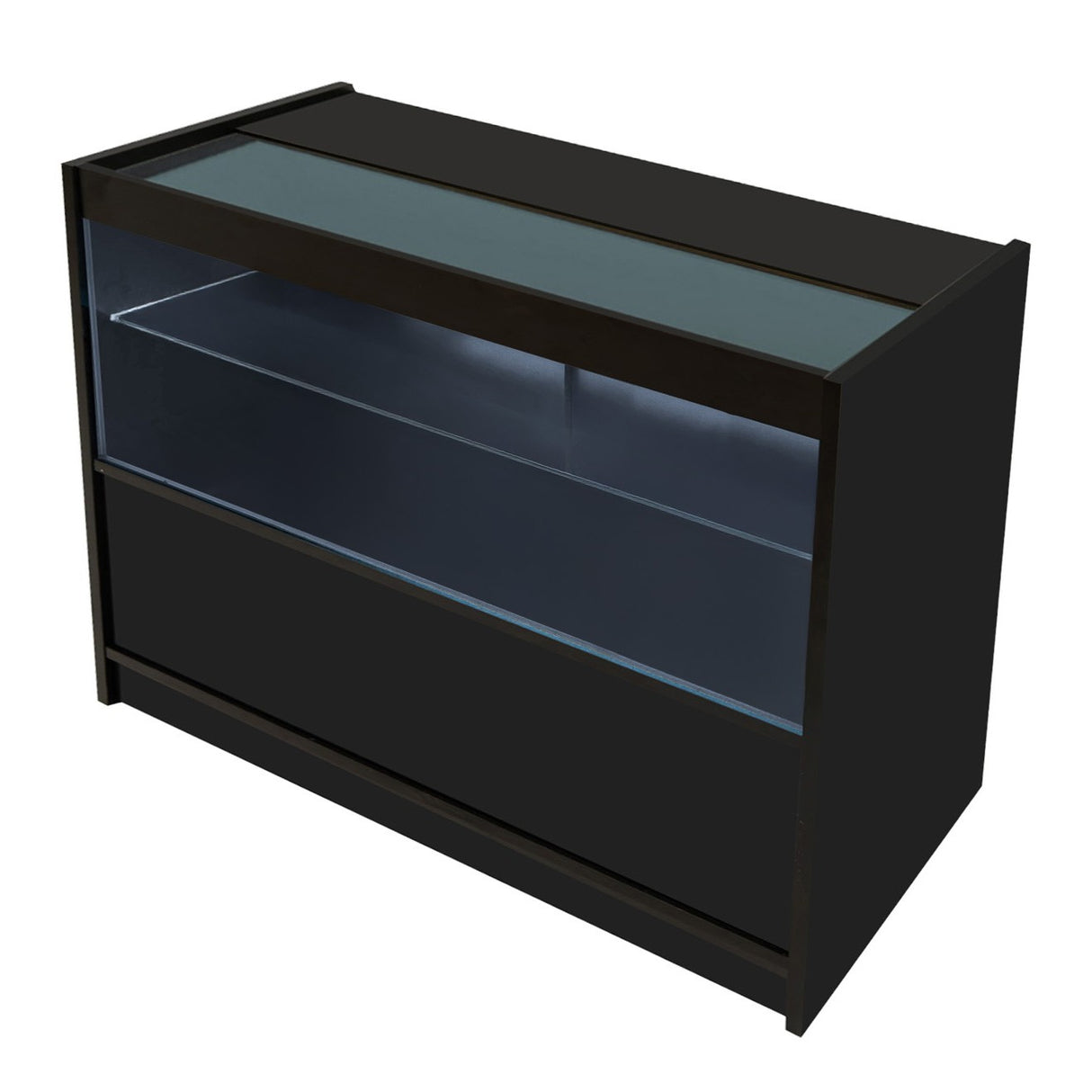 Bancone da Negozio LED C1200 – Nero