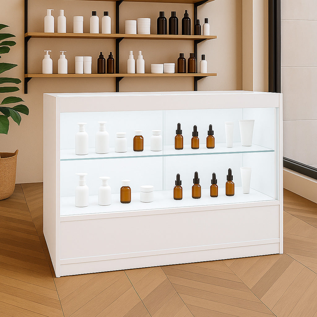 Bancone da Negozio LED C1200 – Bianco