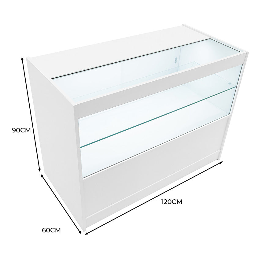 Bancone da Negozio LED C1200 – Bianco