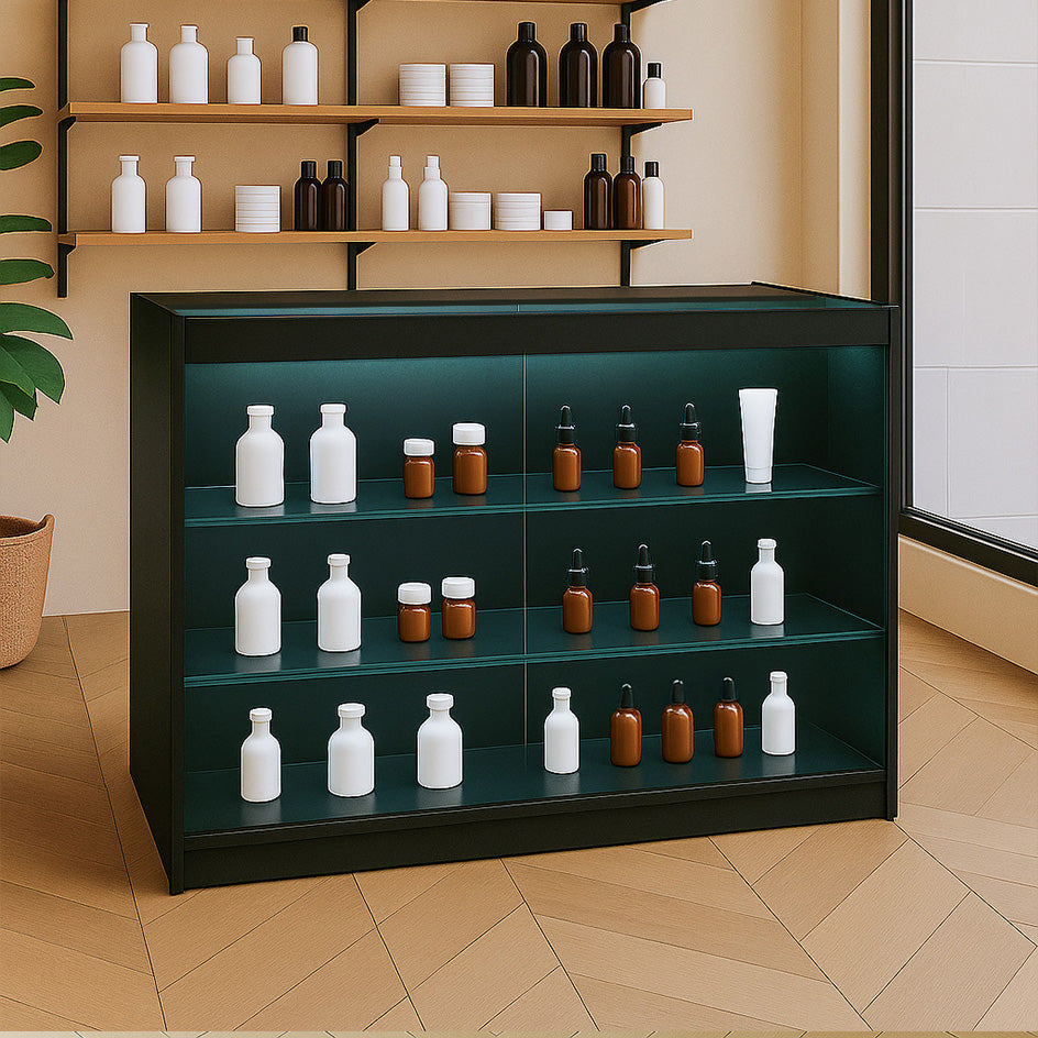 Bancone da Negozio LED K1200 – Nero