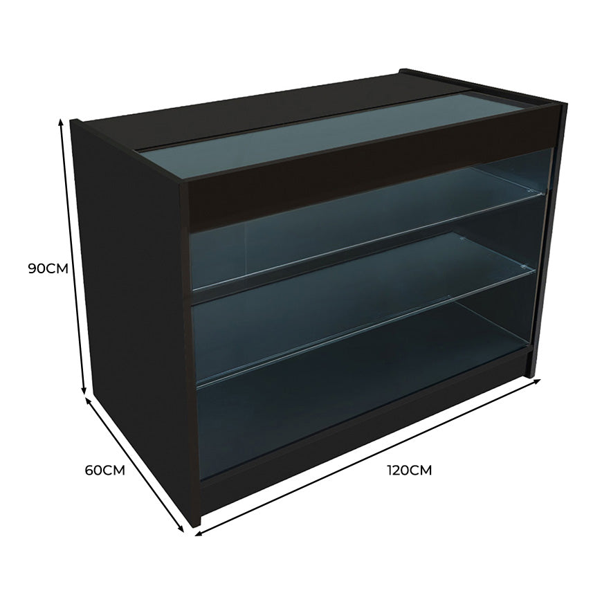 Bancone da Negozio LED K1200 – Nero