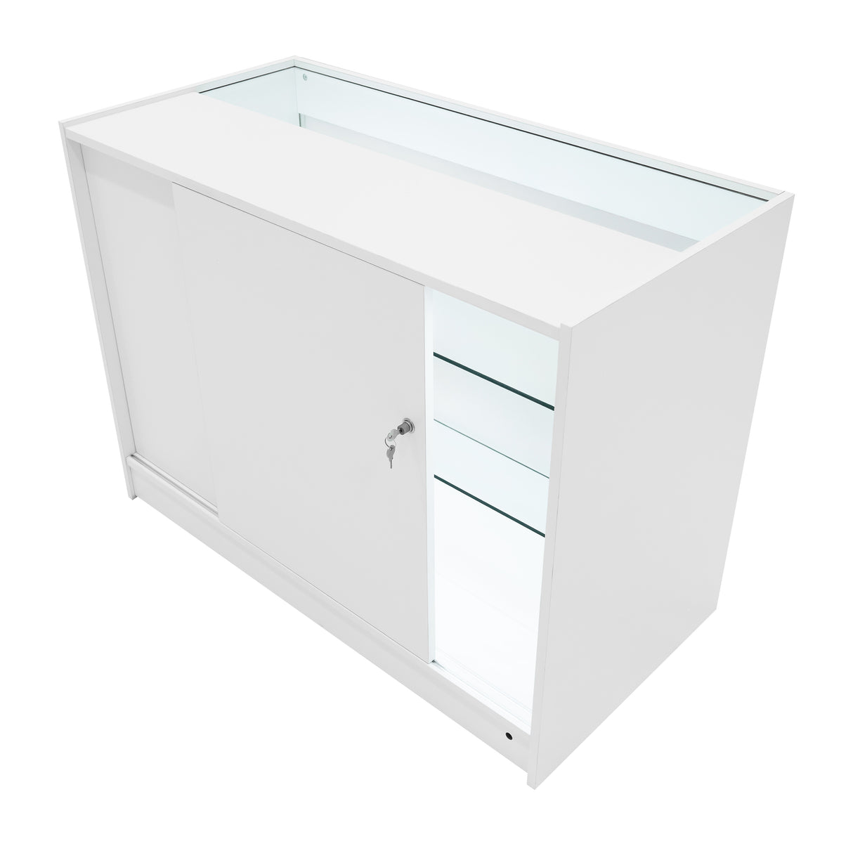 Bancone da Negozio LED K1200 – Bianco