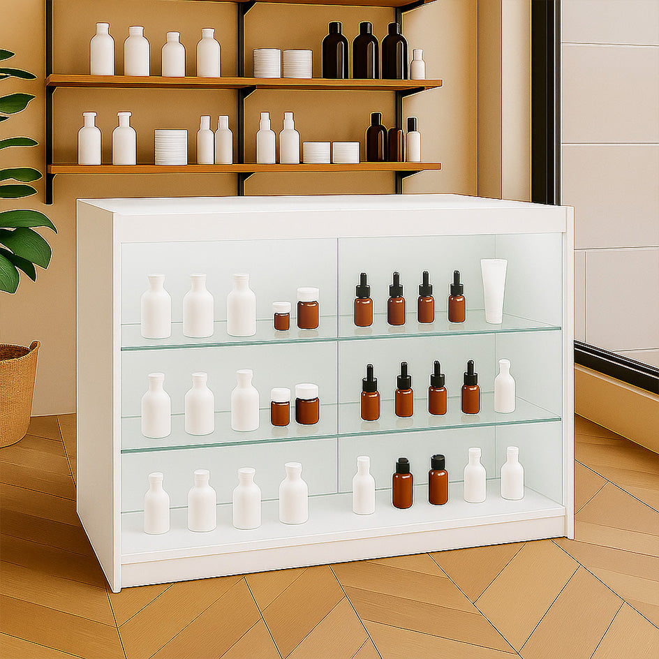 Bancone da Negozio LED K1200 – Bianco