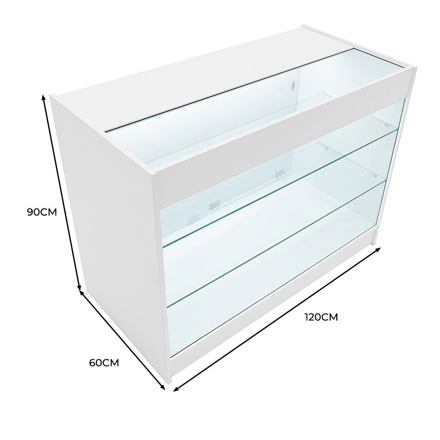 Bancone da Negozio LED K1200 – Bianco