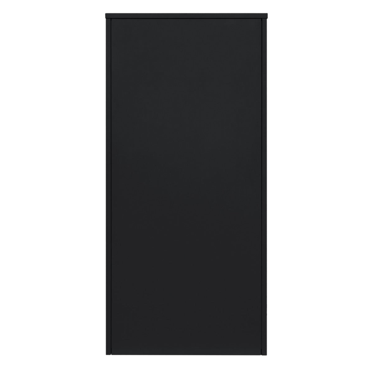 Cassetta postale XL antifurto per pacchi, design elegante e minimalista, finitura nera opaca, struttura robusta e resistente agli agenti atmosferici