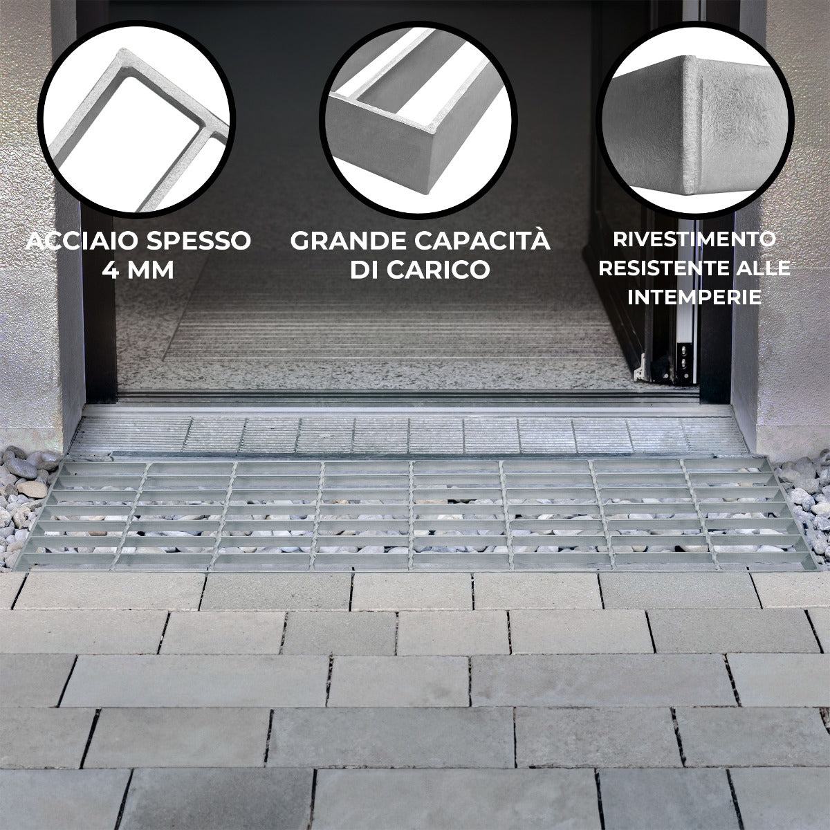 Griglia Zincata - 800 mm x 270 mm