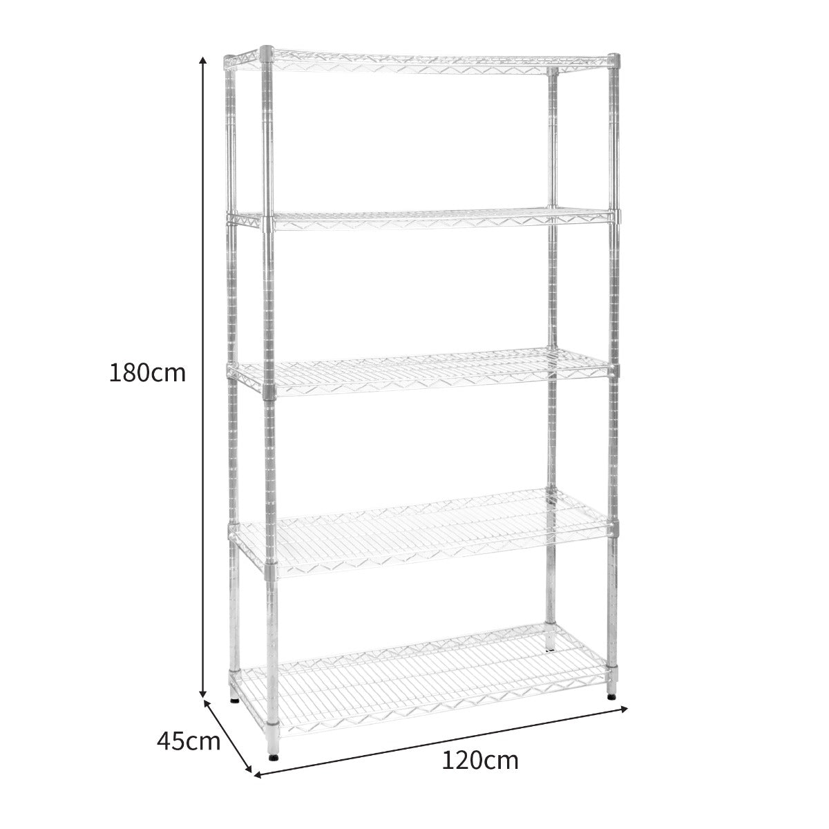KuKoo Scaffalature in metallo - 45cm x 120cm x 180cm