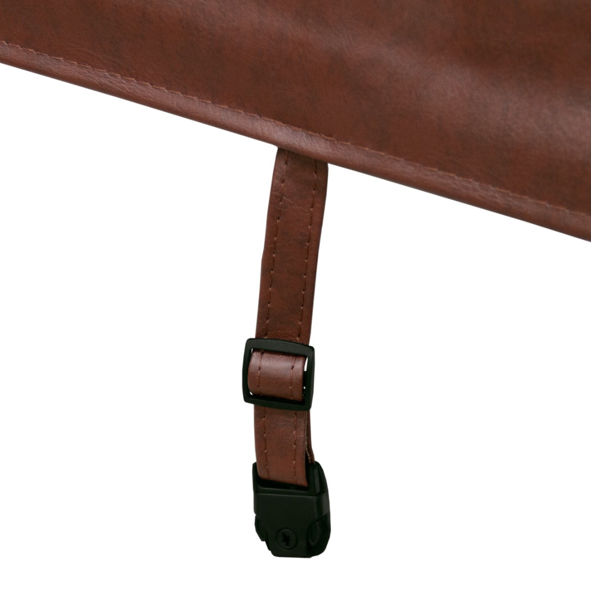 Copertura marrone per vasca idromassaggio da 2.2m, con texture resistente e cinturino di fissaggio regolabile per una chiusura sicura
