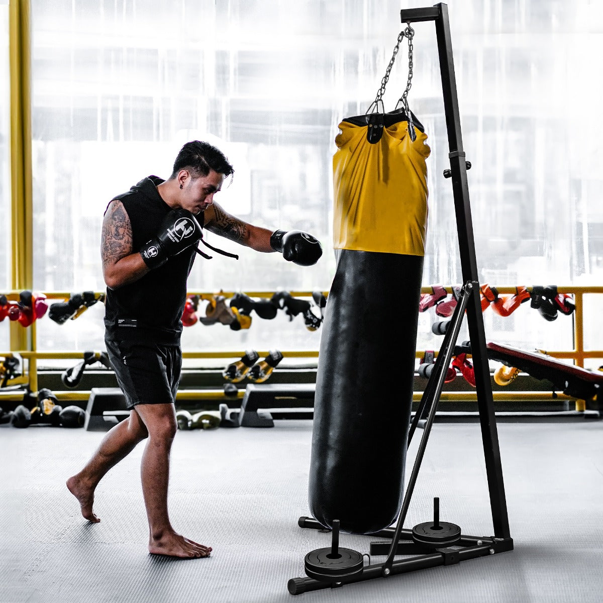 Supporto per Sacco da Boxe Pieghevole