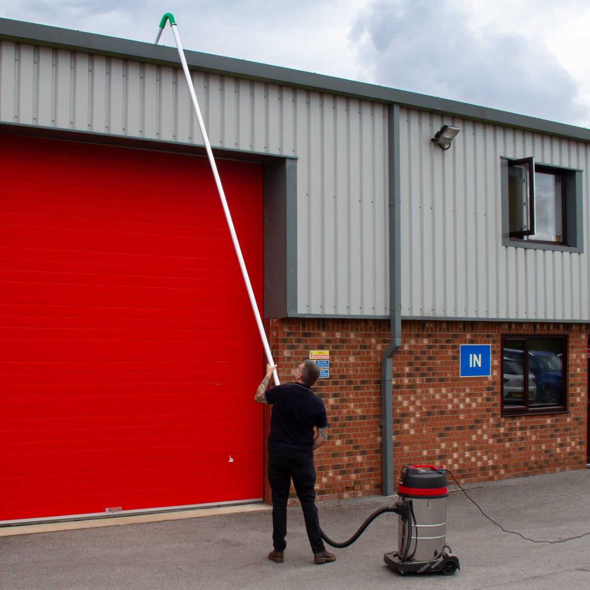 Kit di aspirazione per grondaie e aspirapolvere a secco e umido da 80 litri