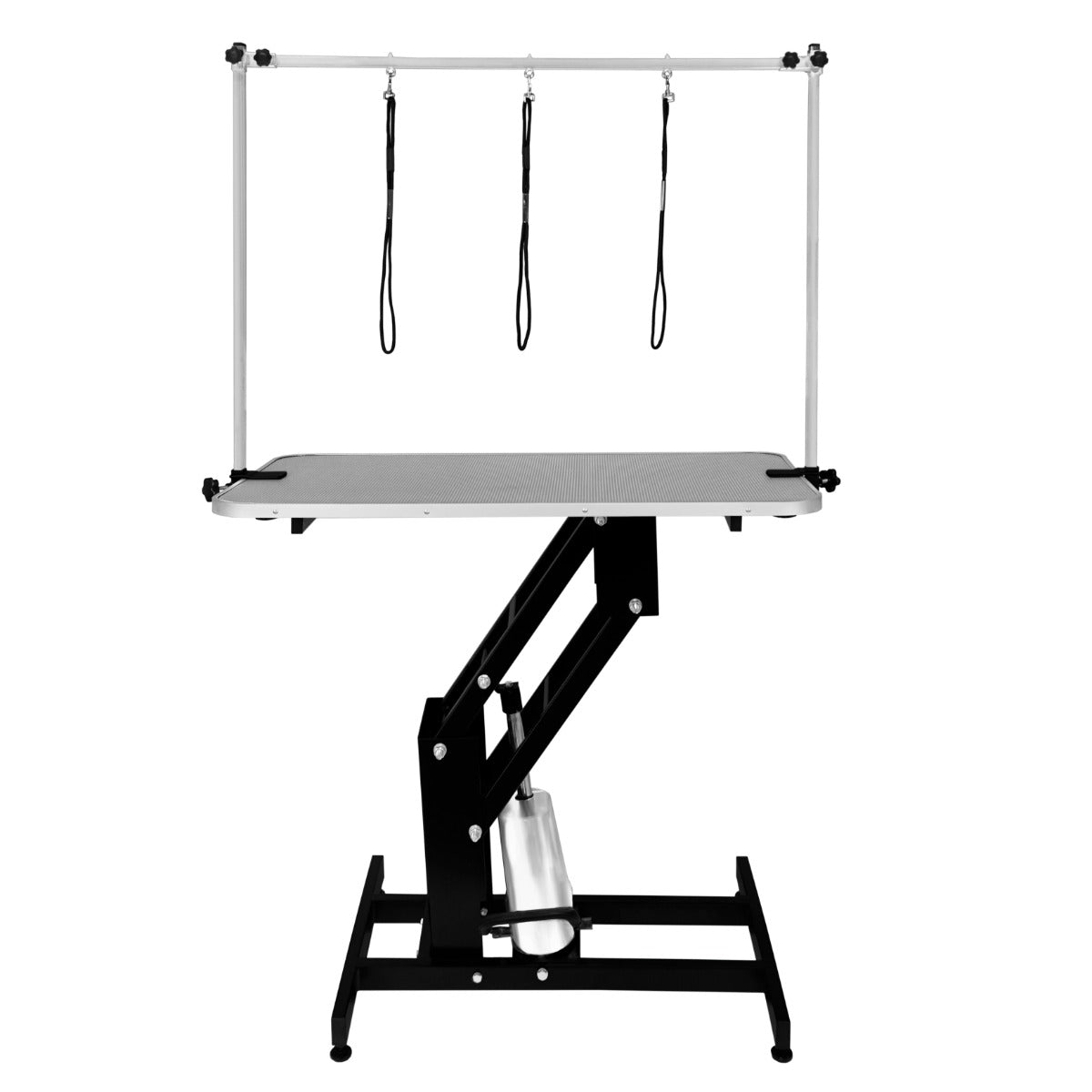 Tavolo da Toelettatura Idraulico Nero - Piano Grigio