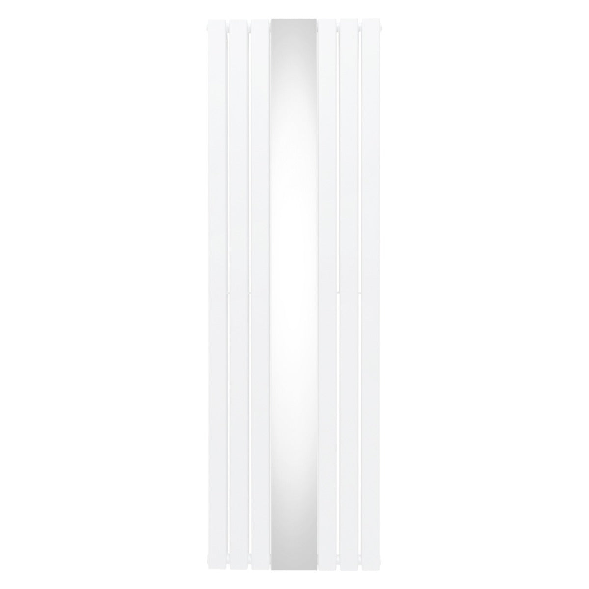 Radiatore a specchio piatto bianco, 1800mm x 565mm, con superficie liscia e riflettente, design elegante e moderno per interni