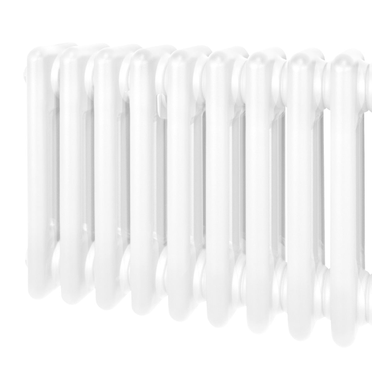 Termosifone a 3 colonne bianco, 1800 x 202mm, con finitura liscia e lucida, ideale per riscaldare ambienti con stile elegante