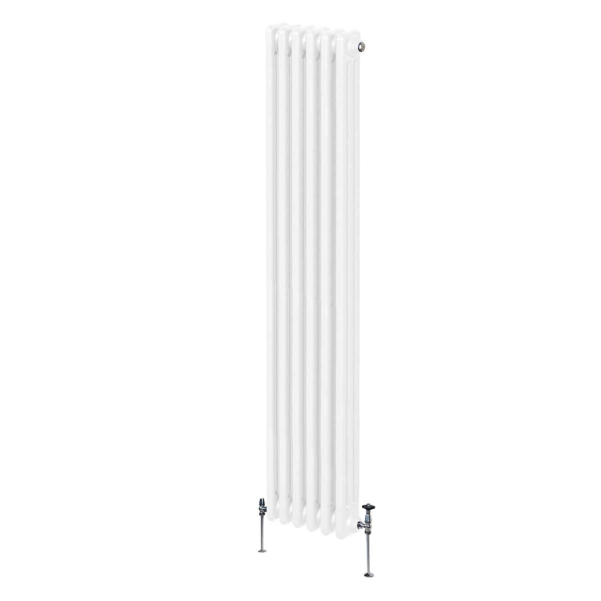 Termosifone a 3 colonne bianco, 1800 x 292mm, con superficie liscia e finitura lucida, adatto per riscaldare ambienti moderni