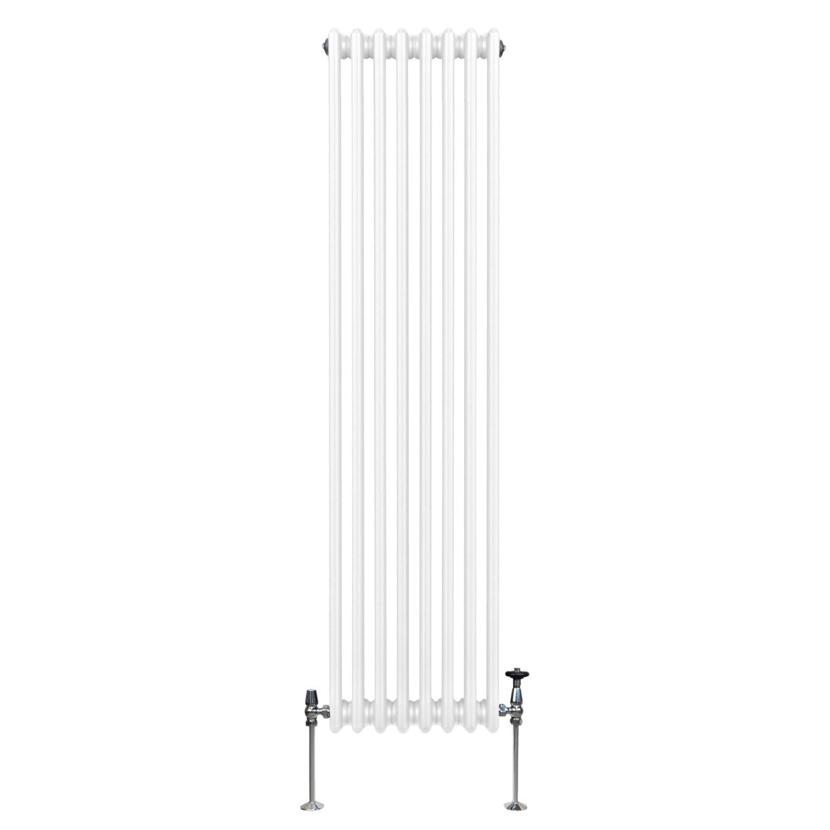 Radiatore termosifone a 3 colonne, 1800 x 382mm, finitura bianca lucida, design elegante e moderno, ideale per riscaldare ambienti