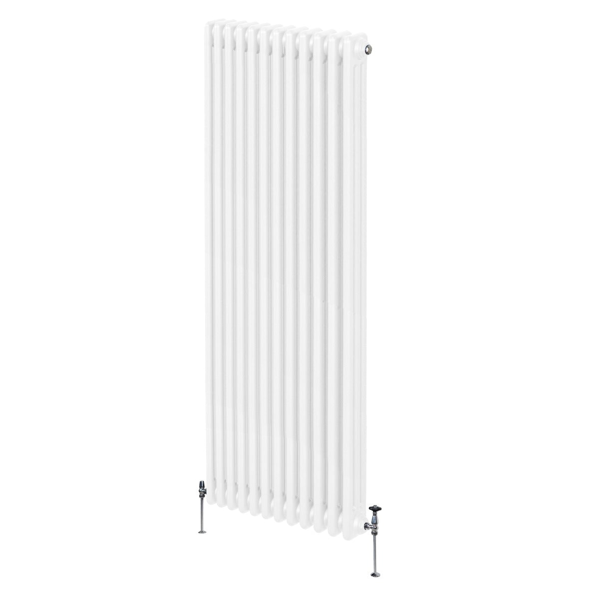 Termosifone a 3 colonne bianco, 1800 x 562mm, con superficie liscia e finitura lucida, ideale per riscaldare ambienti moderni