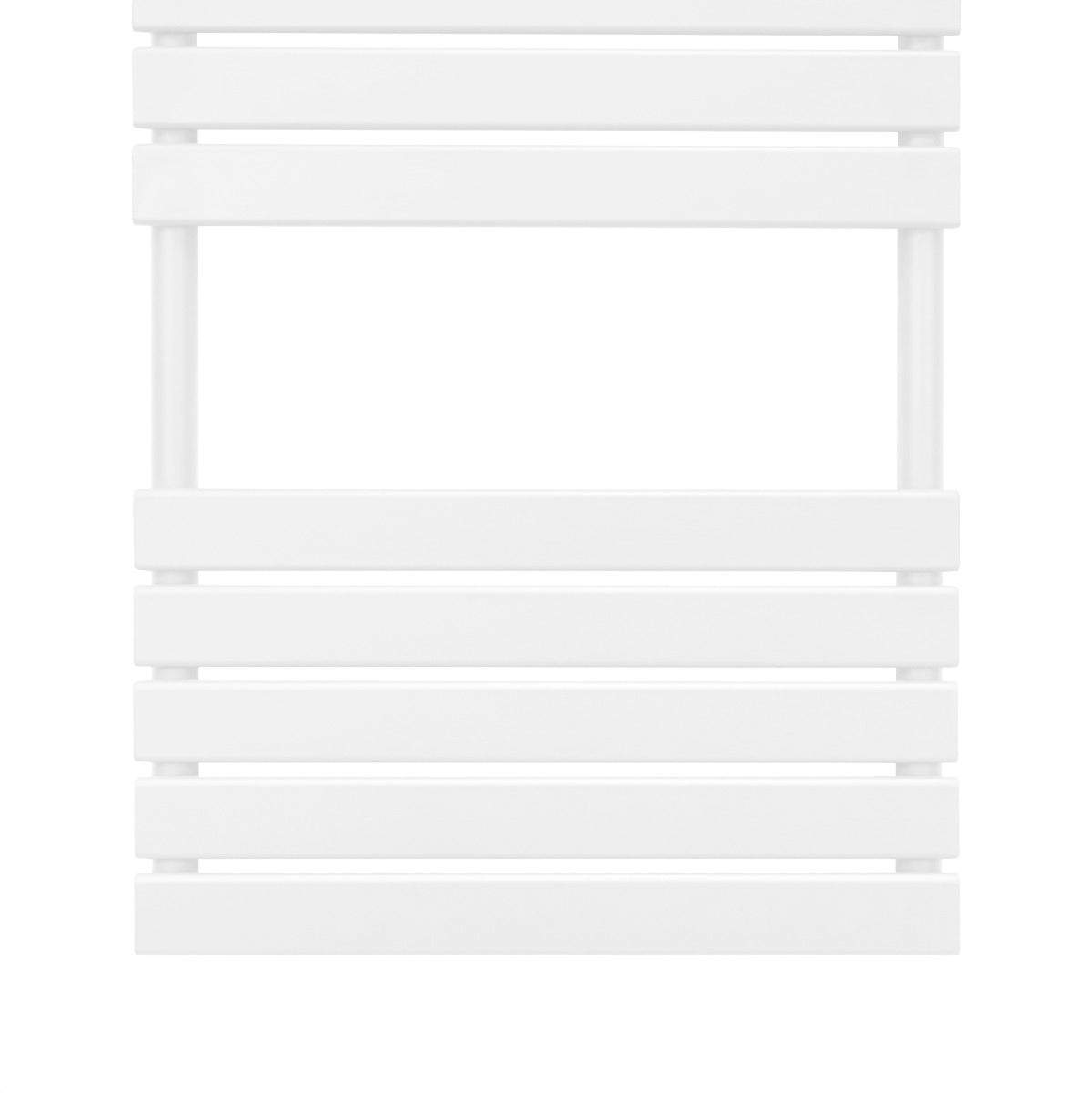 Radiatore per asciugamani a incasso bianco, 1200mm x 450mm, con design moderno e linee pulite, ideale per bagni eleganti