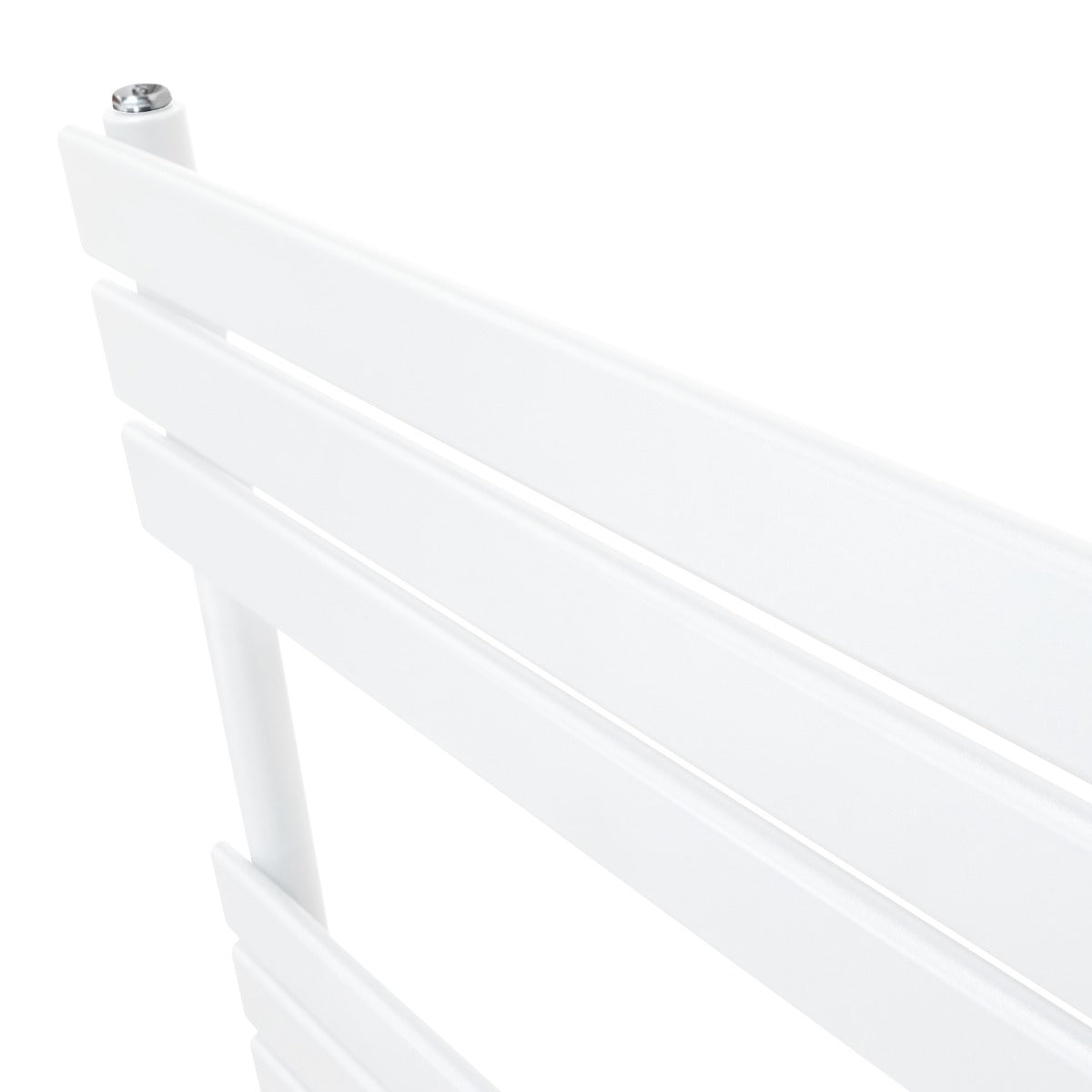 Radiatore per asciugamani a incasso bianco, 1200mm x 450mm, con design moderno e finitura liscia, ideale per bagni eleganti