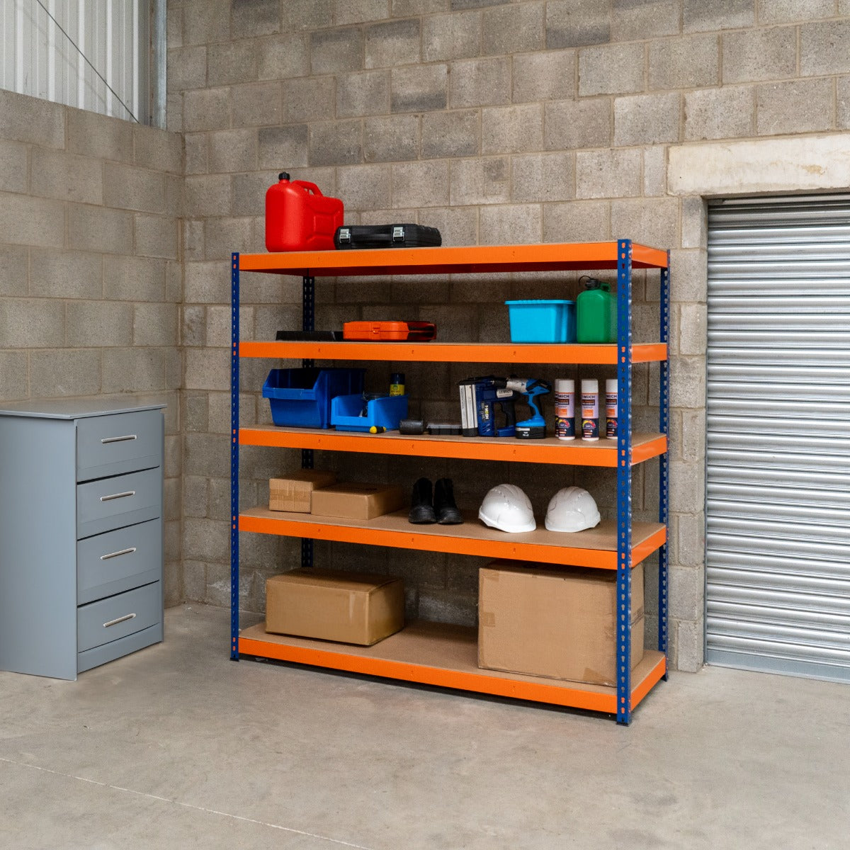 Scaffalatura a 5 Ripiani - S-Rax - 180 cm x 180 cm x 60 cm