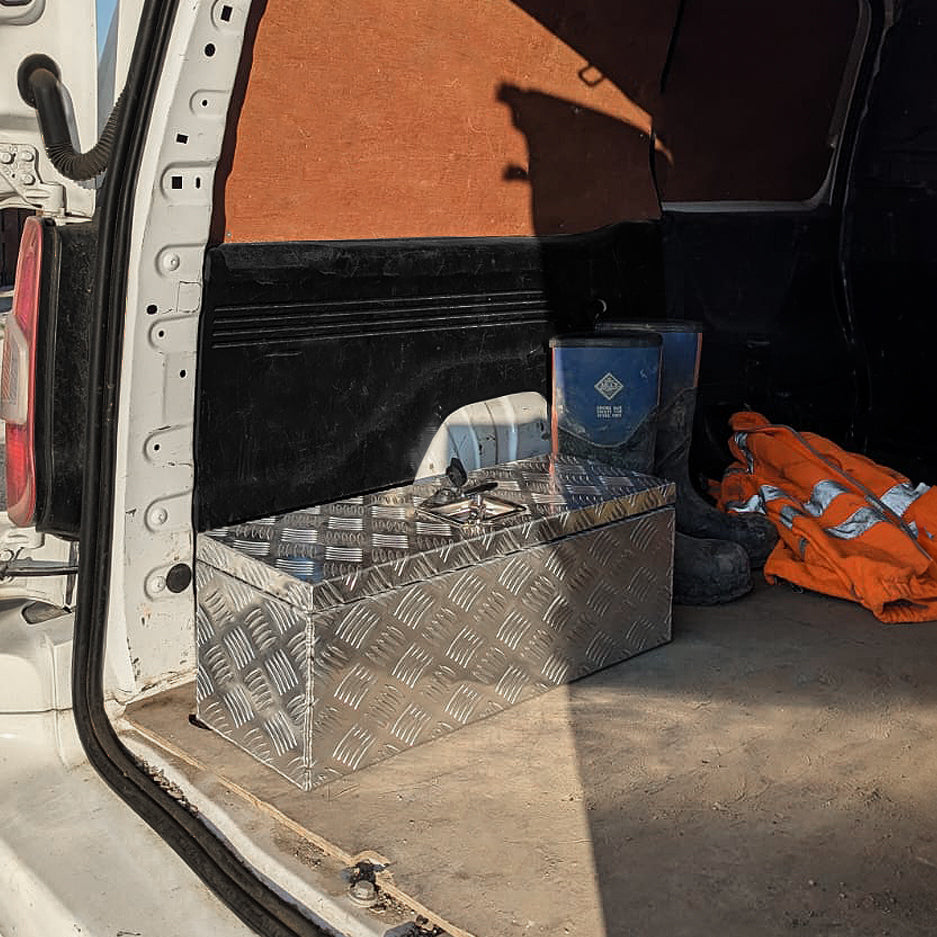 Cassetta degli attrezzi in alluminio 35L - Piccola