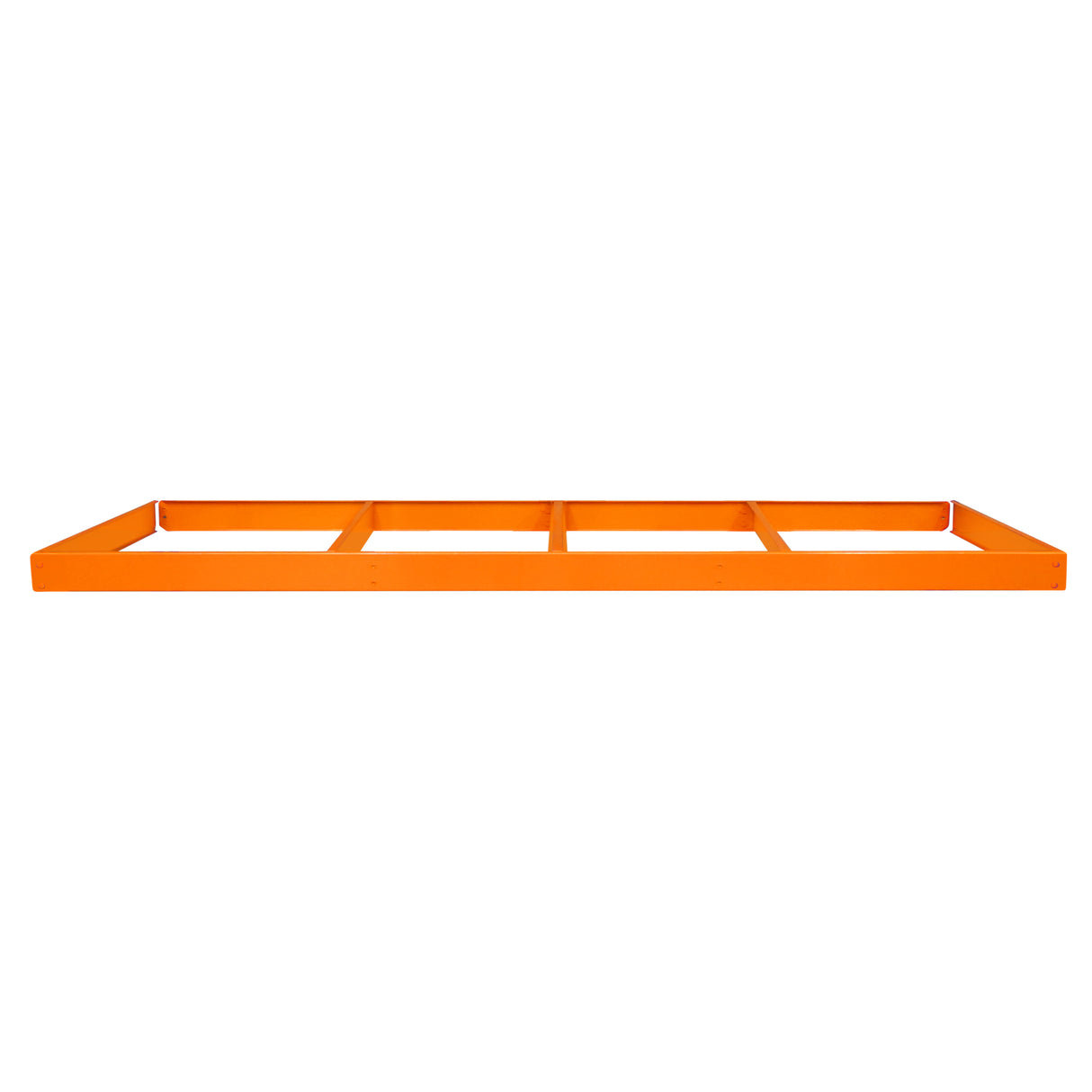 Ripiano aggiuntivo arancione per banco da lavoro S-Rax, 180 cm x 60 cm, con struttura robusta e superficie liscia per un uso versatile