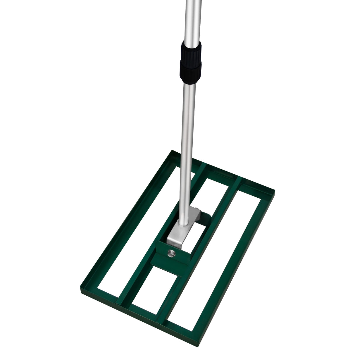 Set arieggiatore e livellatore prato da 50 cm, struttura verde in metallo, manico in alluminio, design robusto e funzionale