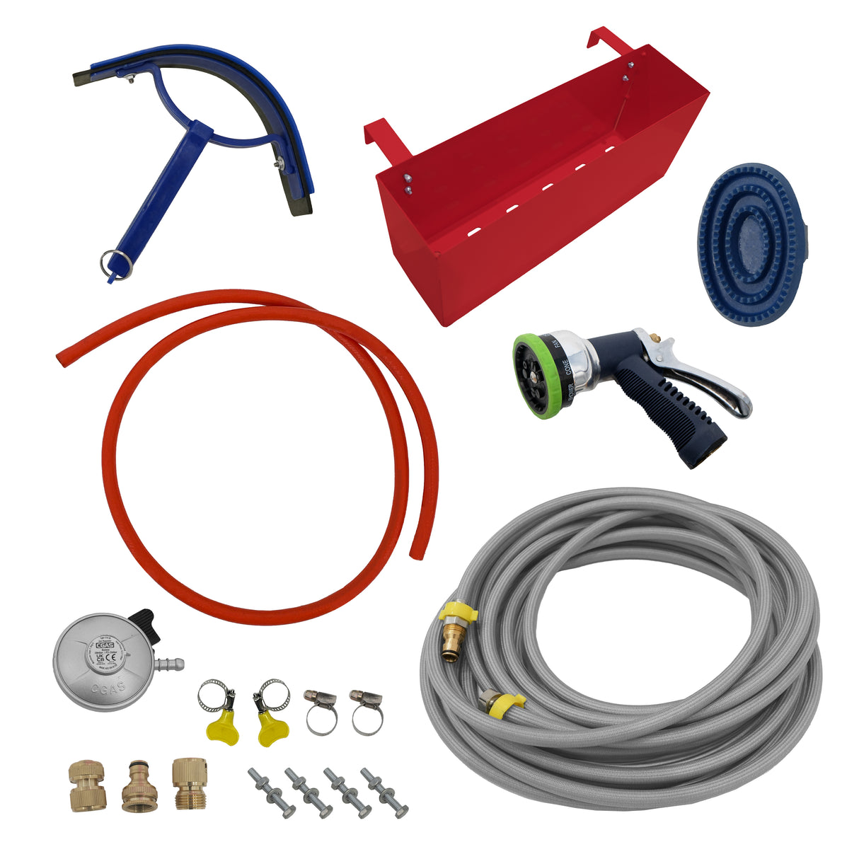 Doccia per Cavalli Portatile - Rosso