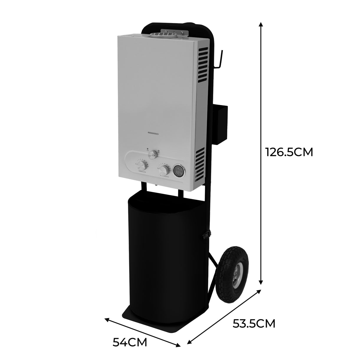 Doccia per Cavalli Portatile - Nero