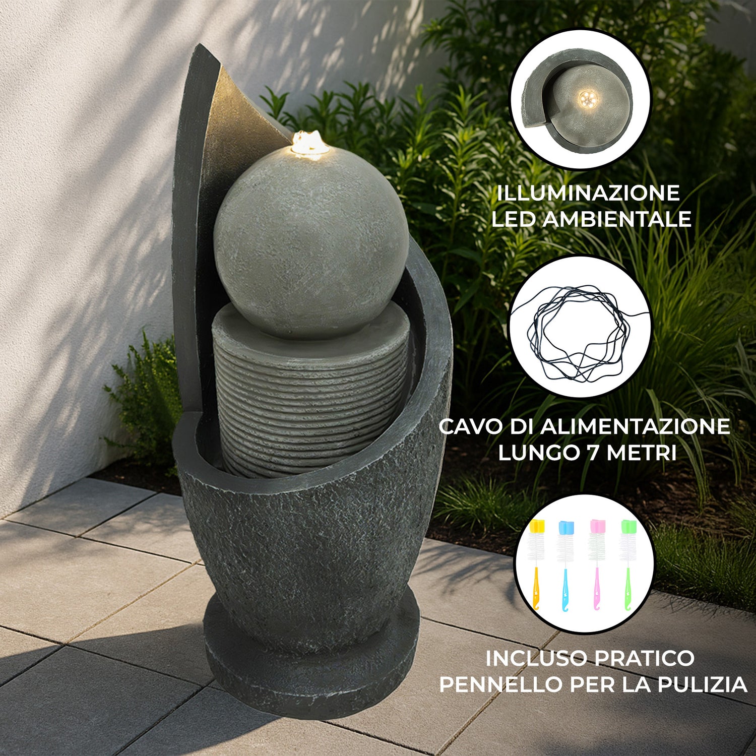Fontana d’Acqua Elettrica – Zen Cascade