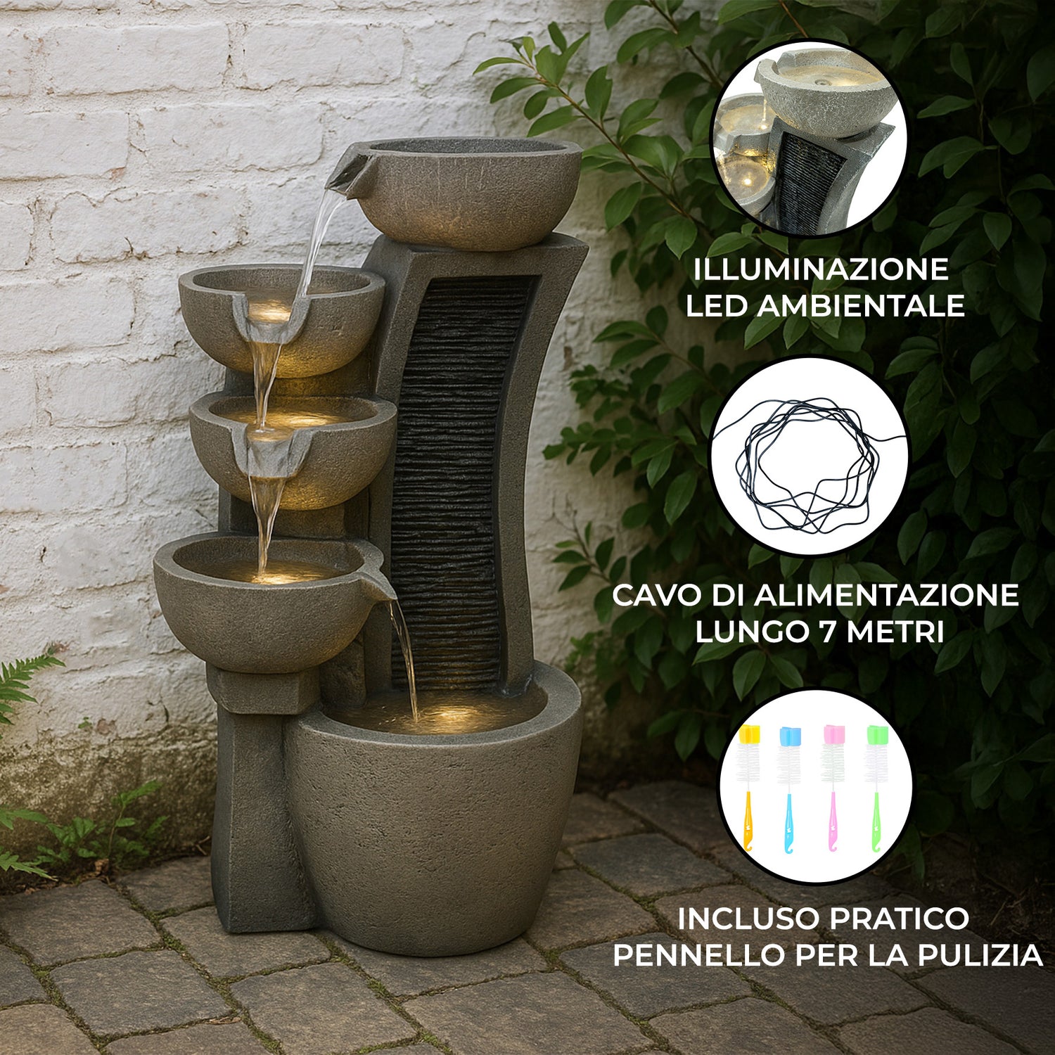 Fontana d’Acqua Elettrica – Sleek Streams