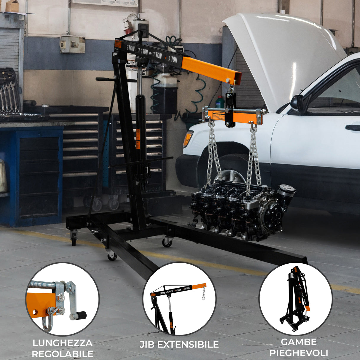Gru per Motore 2 Tonnellata & Bilanciatore di Carico