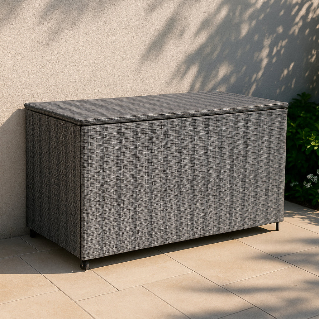 Baule in Rattan 700L per Esterno – Grigio