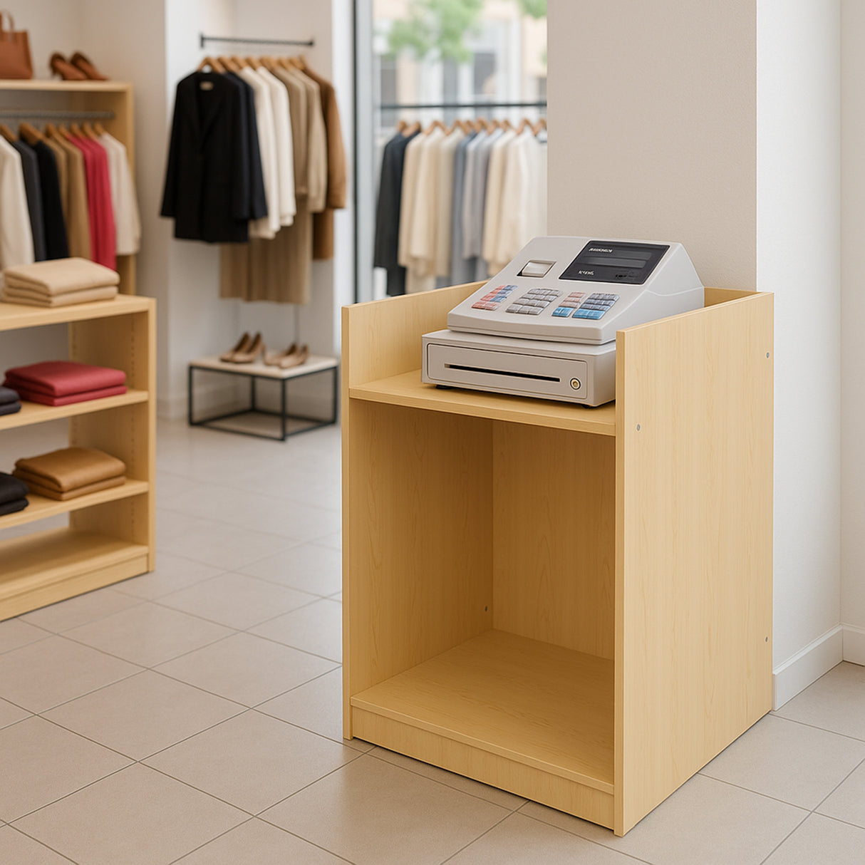 Bancone da Negozio TB40 in Acero