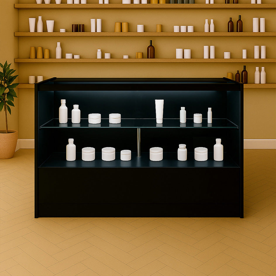 Bancone da Negozio LED C1500 – Nero