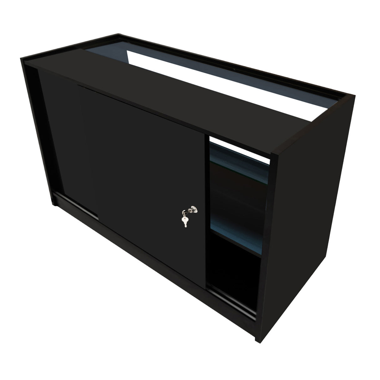 Bancone da Negozio LED C1500 – Nero