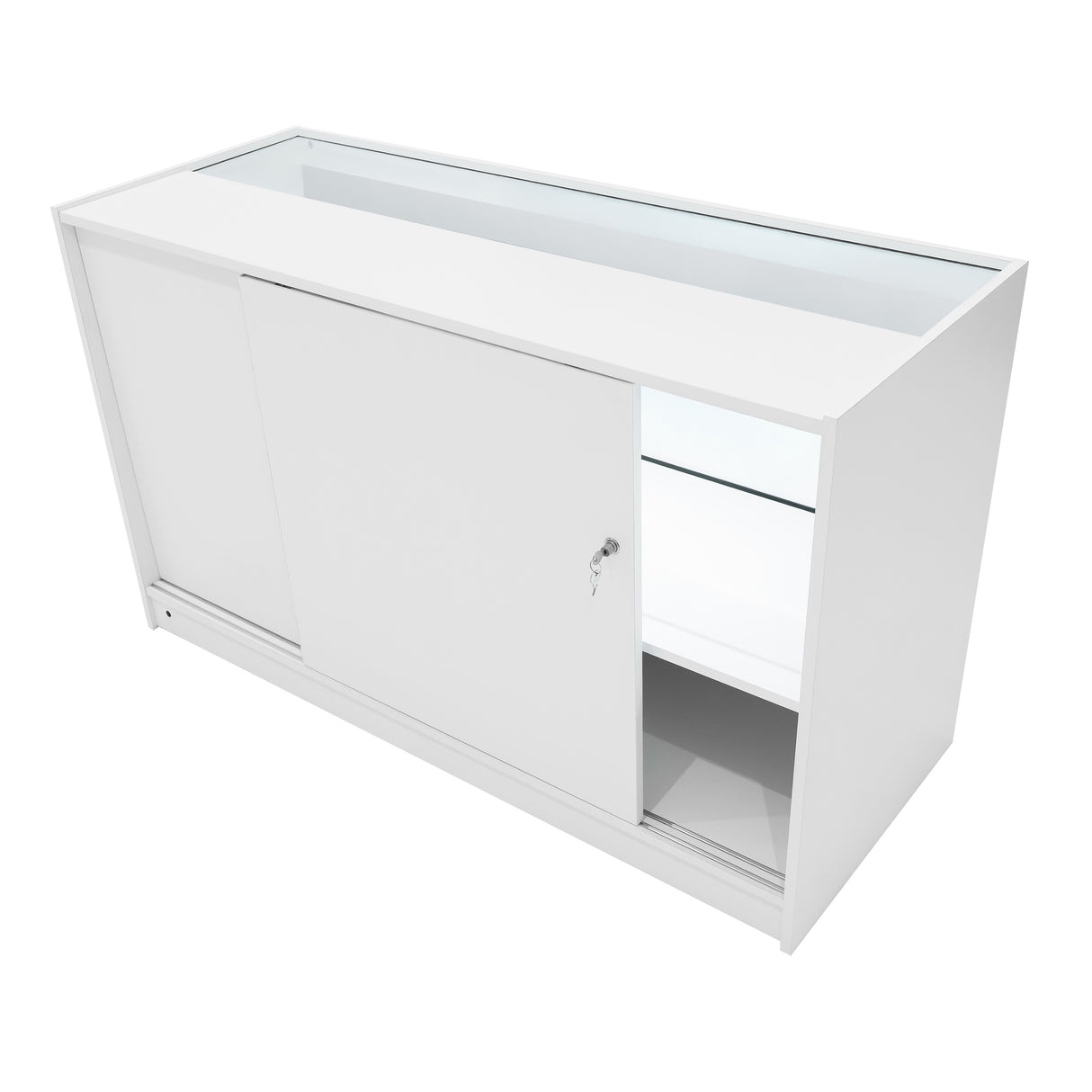 Bancone da Negozio LED C1500 – Bianco