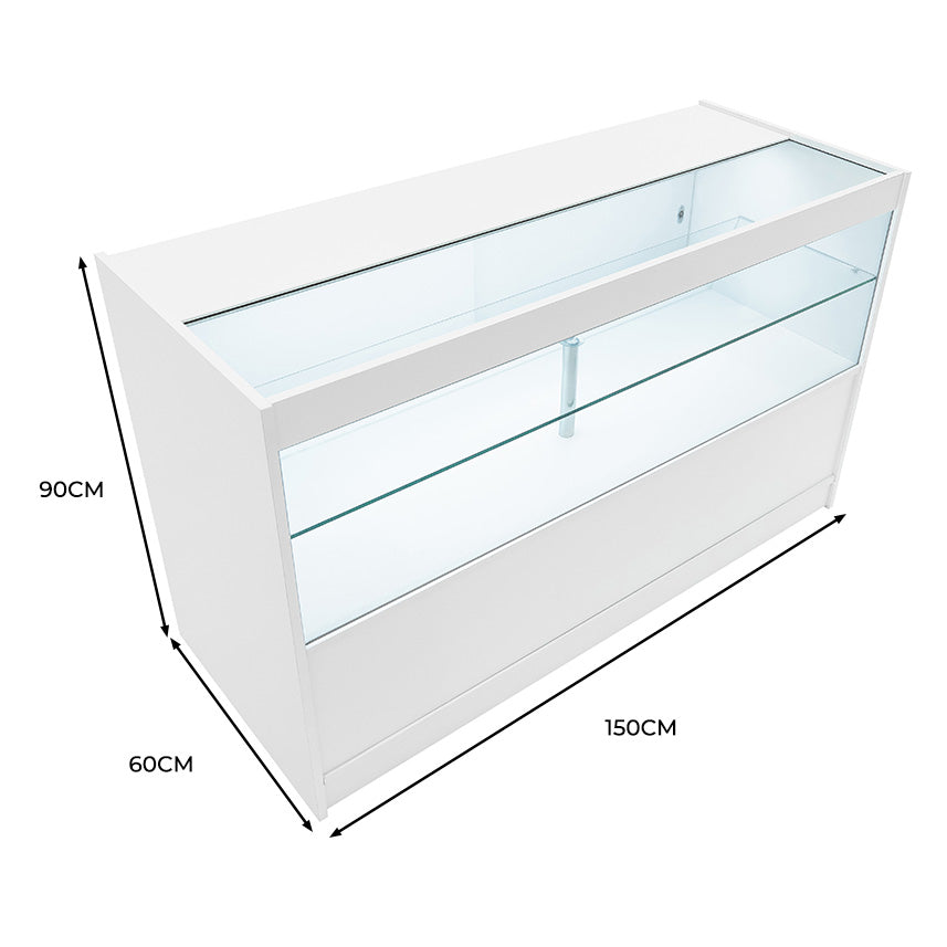 Bancone da Negozio LED C1500 – Bianco